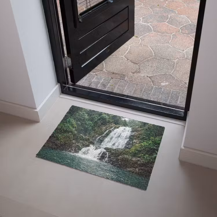 Deurmat - Waterval - Bos - Natuur - Groen — 4