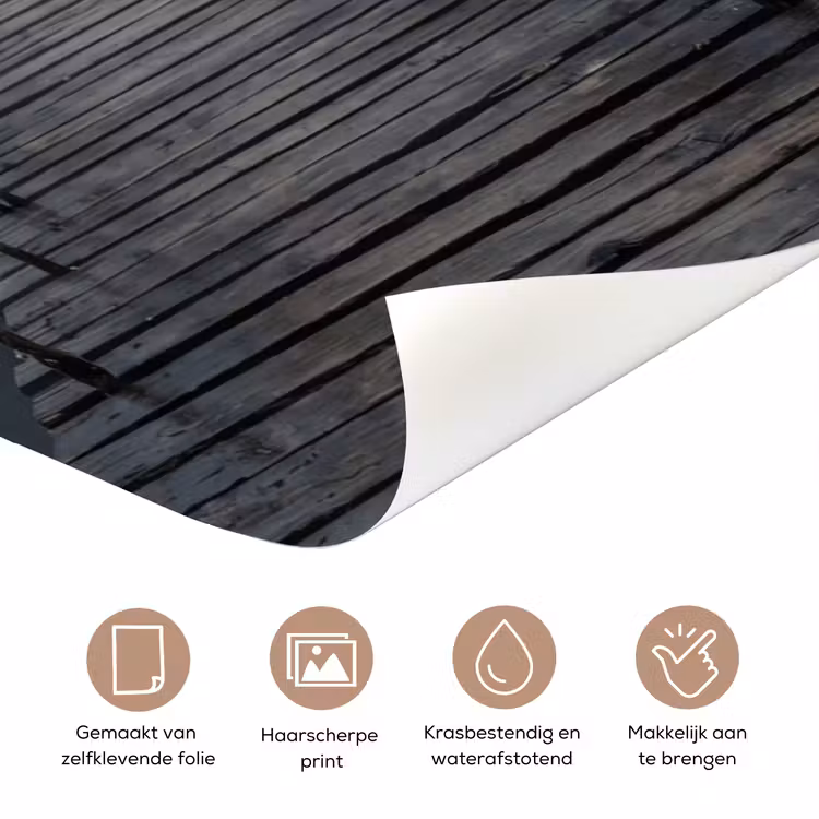 Deursticker - Brug - Jungle - Mist - Natuur — 3