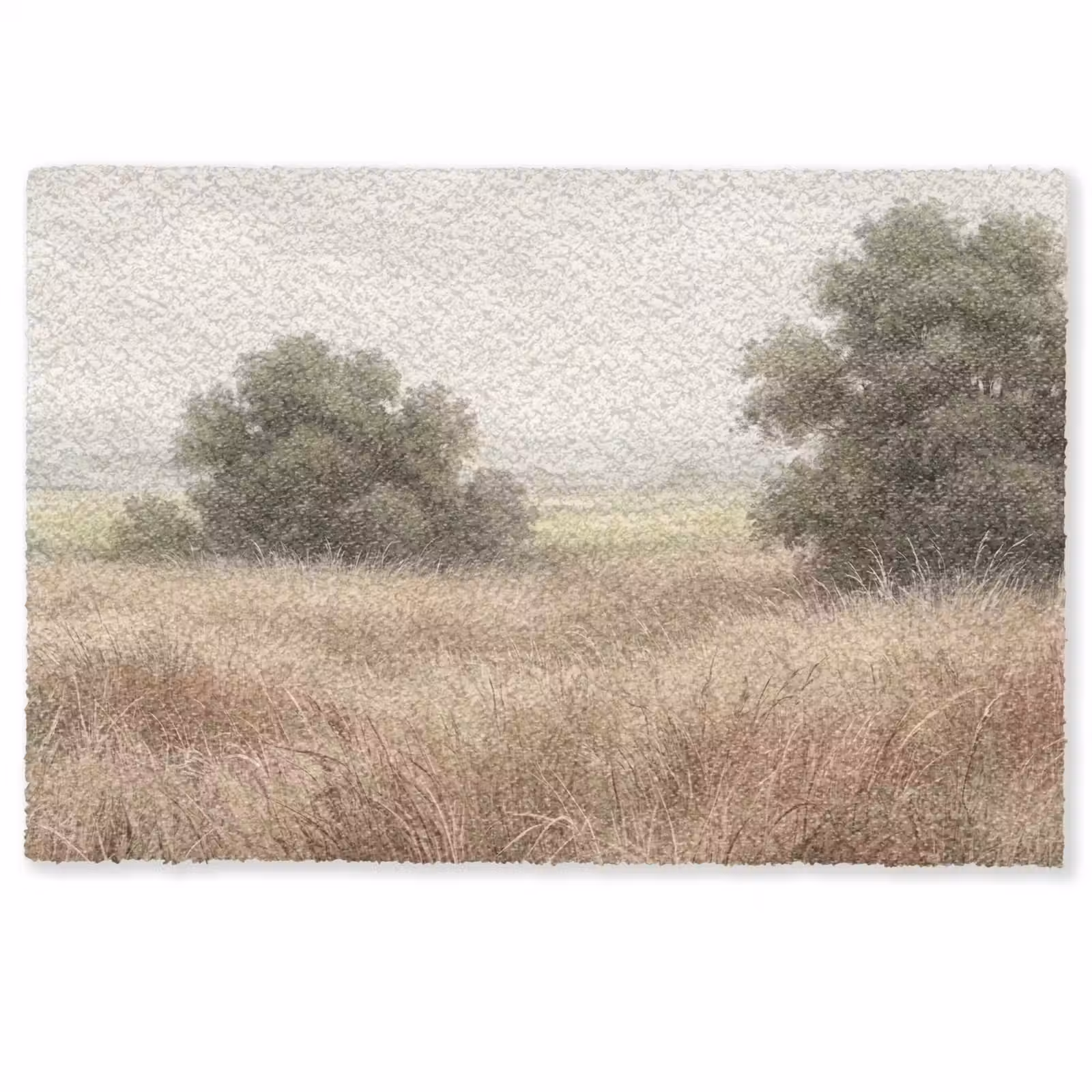 Deurmat - Landschap - Minimalistisch - Beige — 1