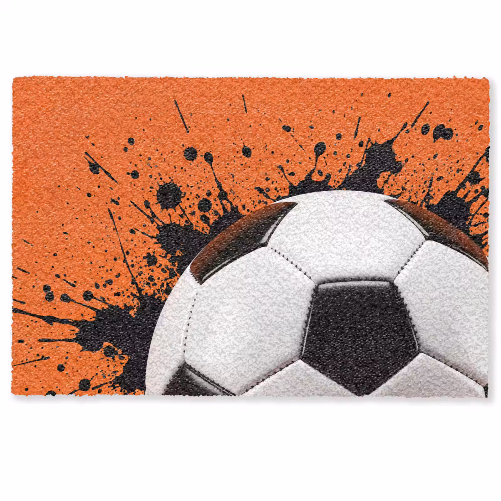 Deurmat - Voetbal - Verf - Sport - Oranje — 1
