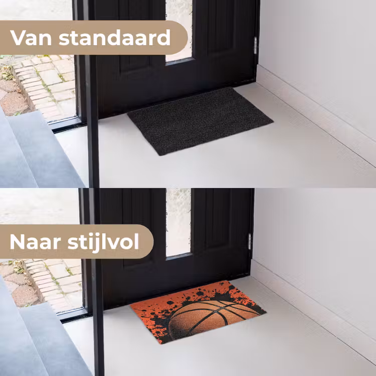 Deurmat - Basketbal - Verf - Sport - Oranje — 3