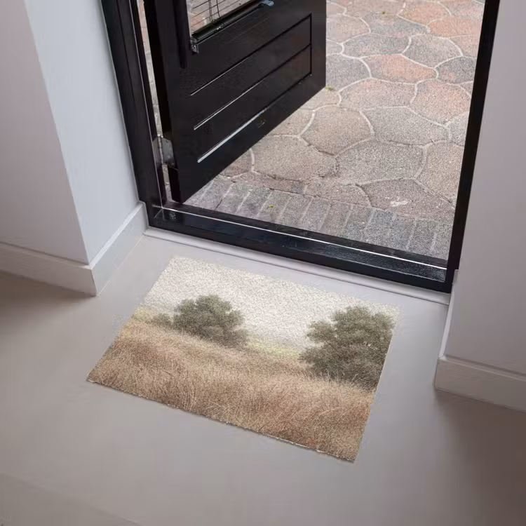 Deurmat - Landschap - Minimalistisch - Beige — 4