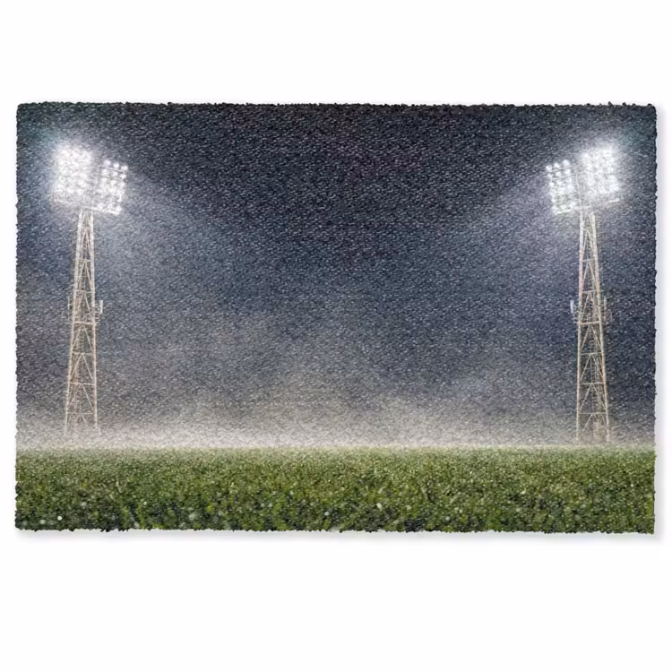 Deurmat - Stadion - Lichtmast - Sport - Nacht — 1