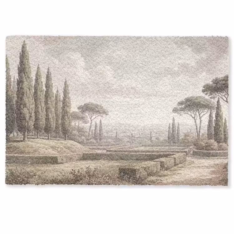 Deurmat - Vallei - Tuin - Natuur - Groen — 1