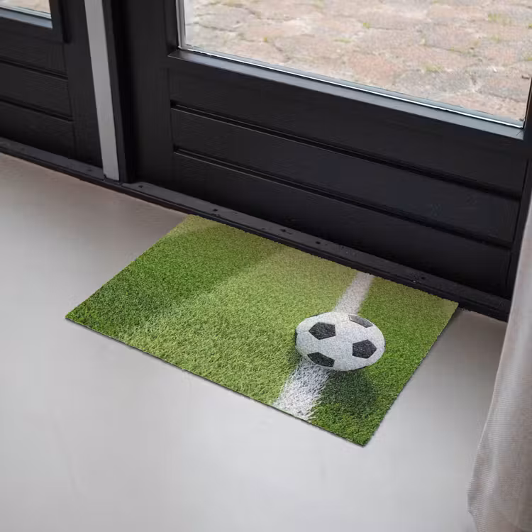 Deurmat - Voetbal - Grasveld - Sport - Groen — 2