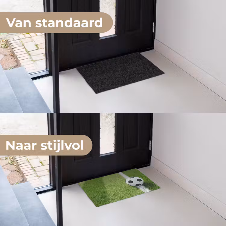 Deurmat - Voetbal - Grasveld - Sport - Groen — 3