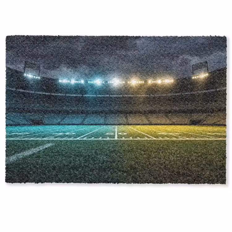 Deurmat - Voetbal - Stadion - Nacht - Modern — 1