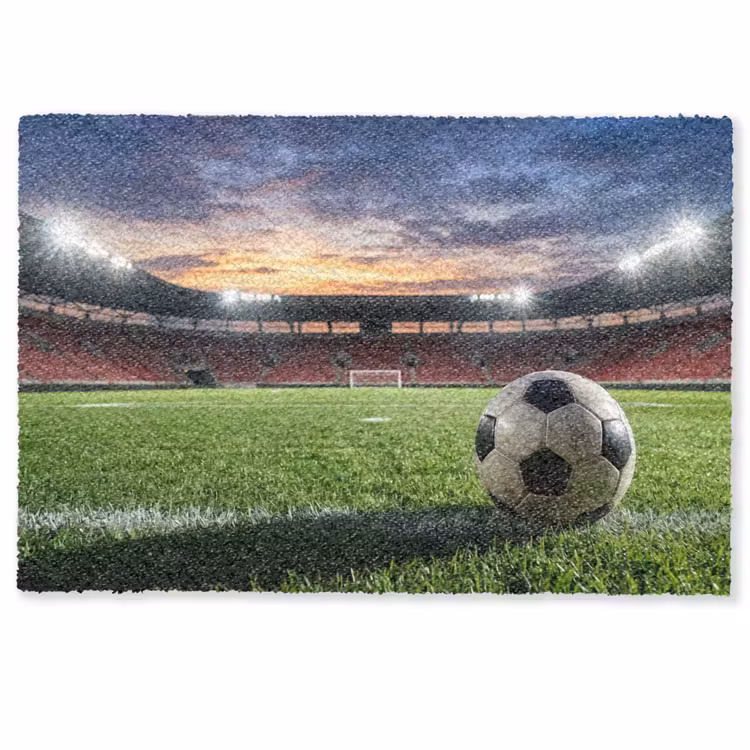 Deurmat - Voetbal - Stadion - Sport - Groen — 1