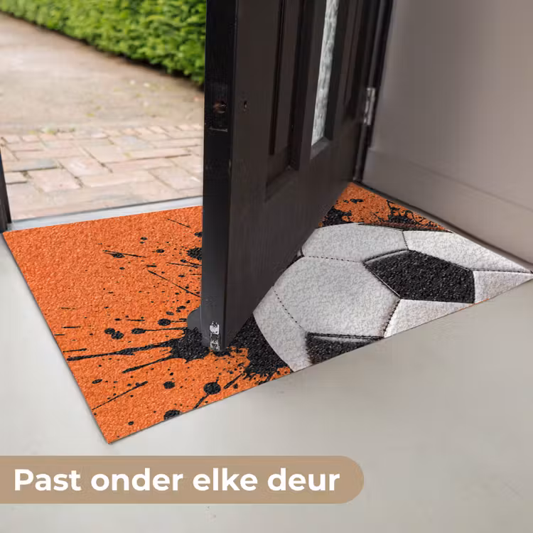 Deurmat - Voetbal - Verf - Sport - Oranje — 7