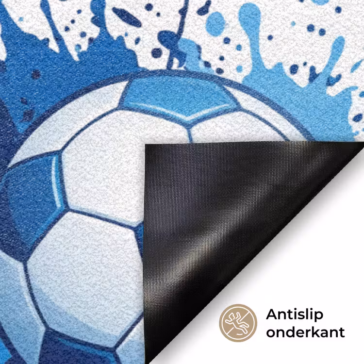 Deurmat - Voetballen - Verf - Sport - Blauw — 6
