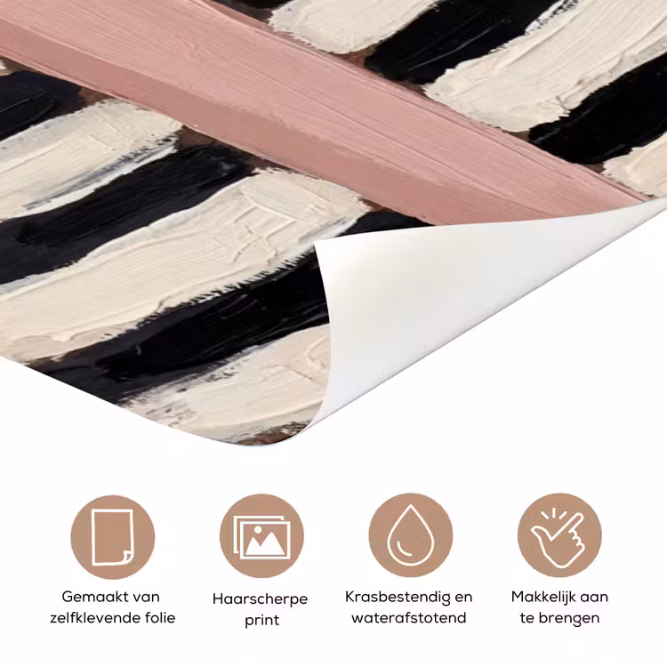 Deursticker - Grafisch - Vrouw - Roze — 3