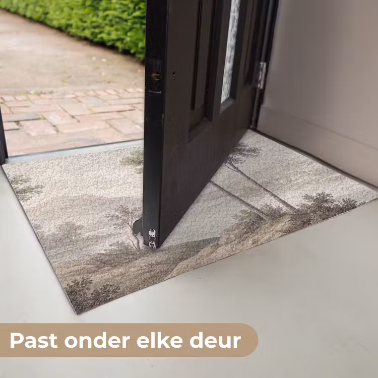 Deurmat - Bomen - Meer - Bergen - Illustratie — 7