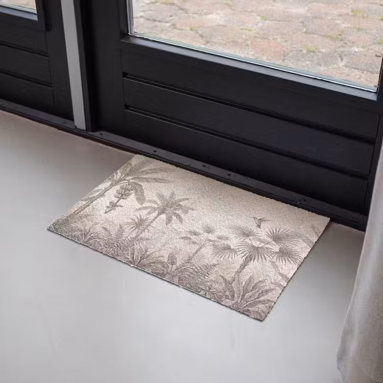 Deurmat - Jungle - Banenboom - Kolibrie - Beige — 2