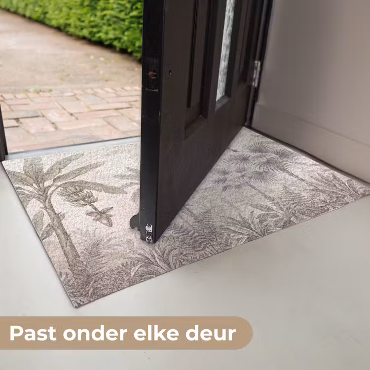 Deurmat - Jungle - Banenboom - Kolibrie - Beige — 7