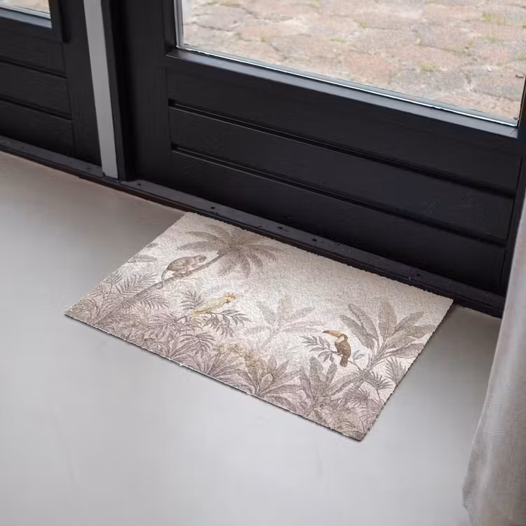 Deurmat - Jungle - Dieren - Palmbomen — 2