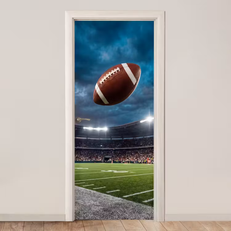 Deursticker - Football - Bal - Stadion - Sport — 1