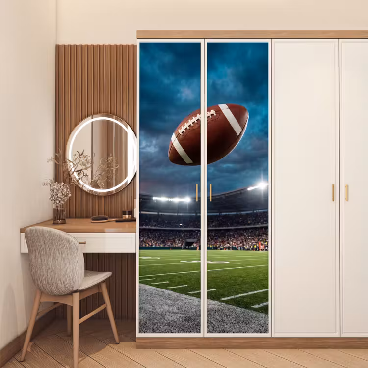 Deursticker - Football - Bal - Stadion - Sport — 5