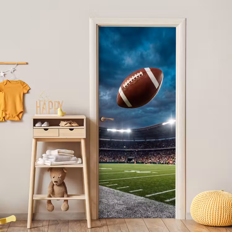 Deursticker - Football - Bal - Stadion - Sport — 6