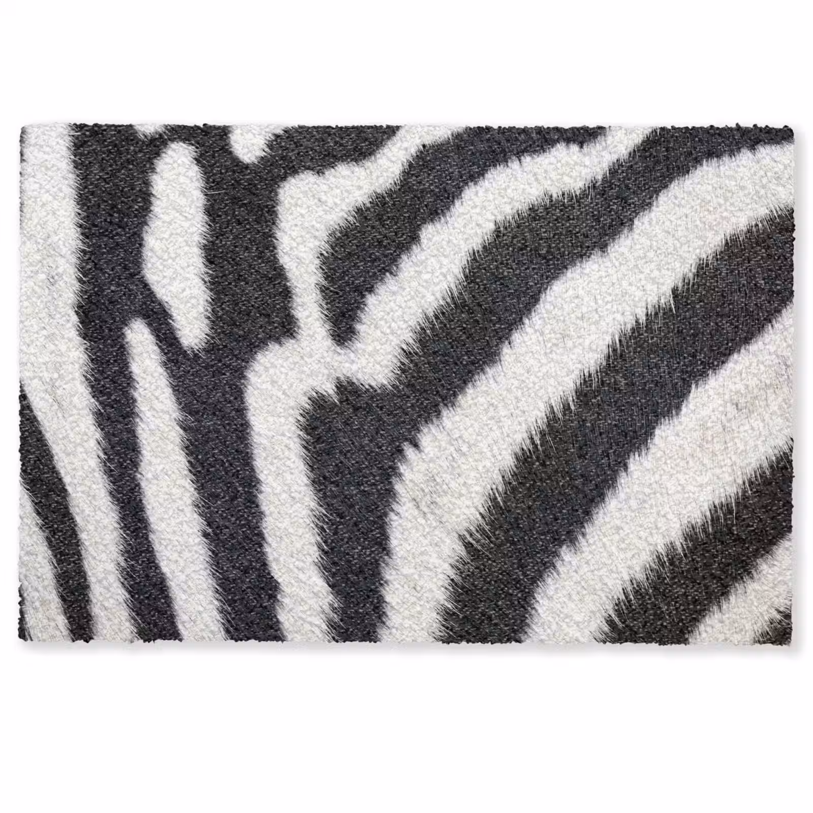Deurmat - Zebra - Vacht - Klassiek - Zwart - Wit — 1