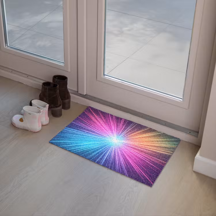 Deurmat - Abstract - Light - Burst - Modern - Colorful — 8
