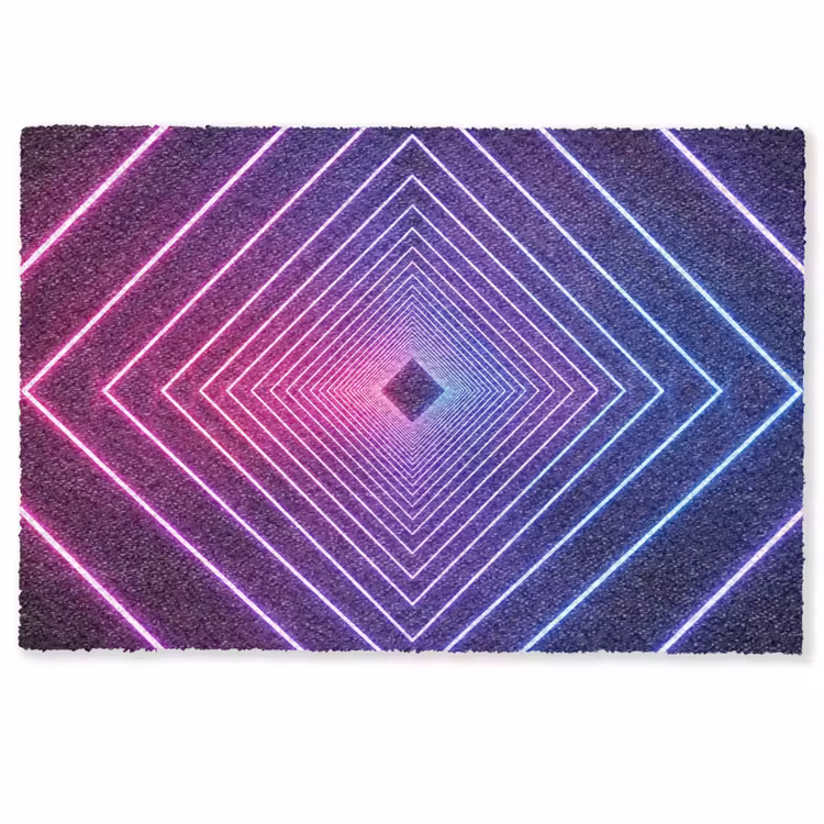Deurmat - Driedimensionaal - Tunnel - Ruimte — 1