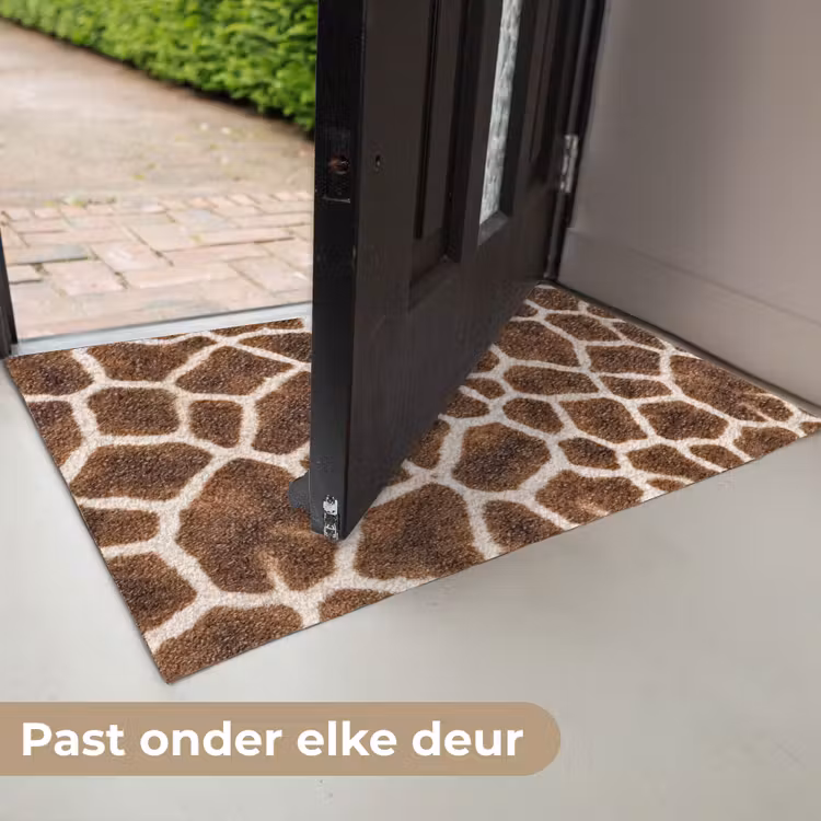 Deurmat - Giraf - Vacht - Klassiek - Bruin — 7