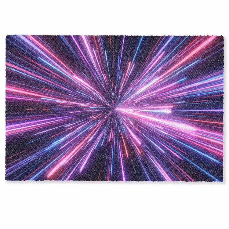 Deurmat - Lichtsnelheid - Ruimte - Roze - Paars — 1