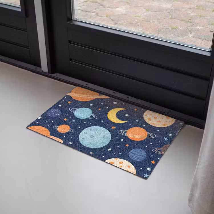 Deurmat - Ruimte - Planeten - Kleurrijk — 2