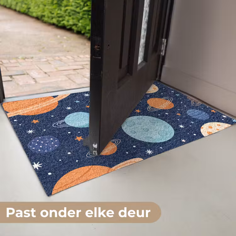 Deurmat - Ruimte - Planeten - Kleurrijk — 7