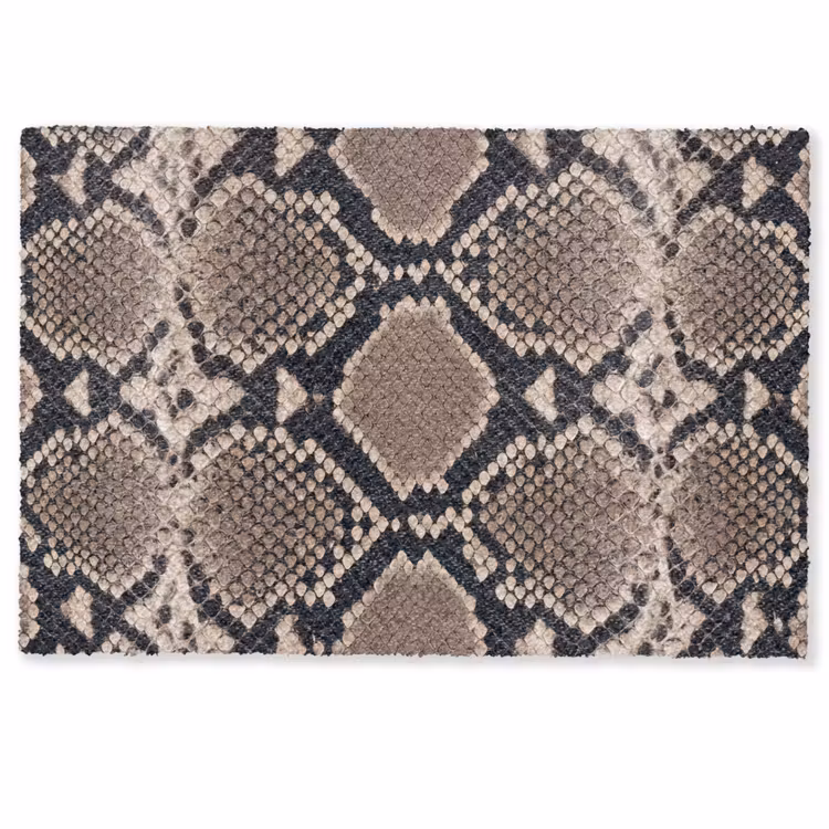 Deurmat - Slangenprint - Python - Bruin — 1