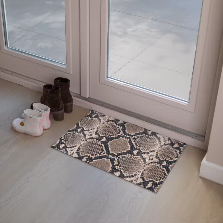 Deurmat - Slangenprint - Python - Bruin — 8