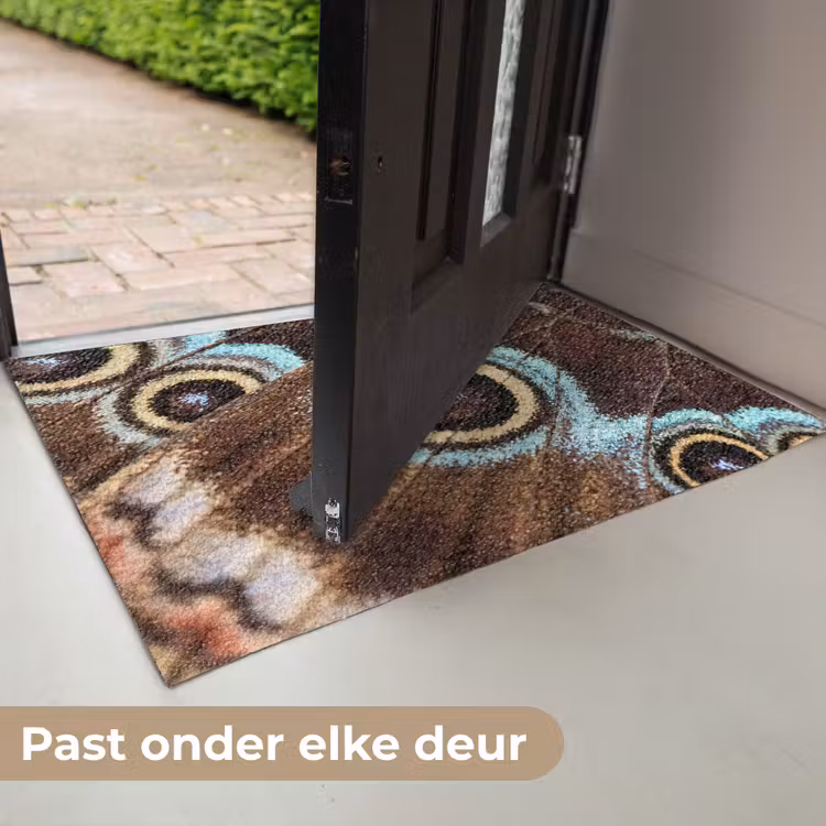Deurmat - Vleugels - Vlinder - Blauw — 7