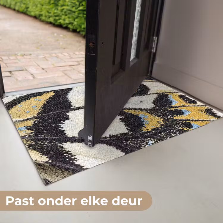 Deurmat - Vlinder - Vleugel - Geel — 7