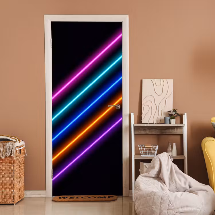 Deursticker - Esthetiek - Retro - Neon — 2