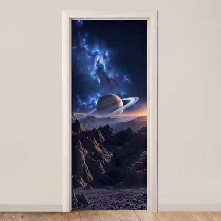 Deursticker - Fantasy - Kosmos - Landschap — 1