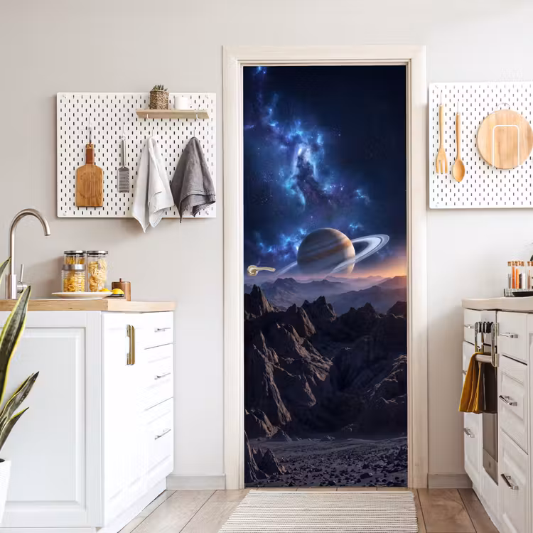 Deursticker - Fantasy - Kosmos - Landschap — 7