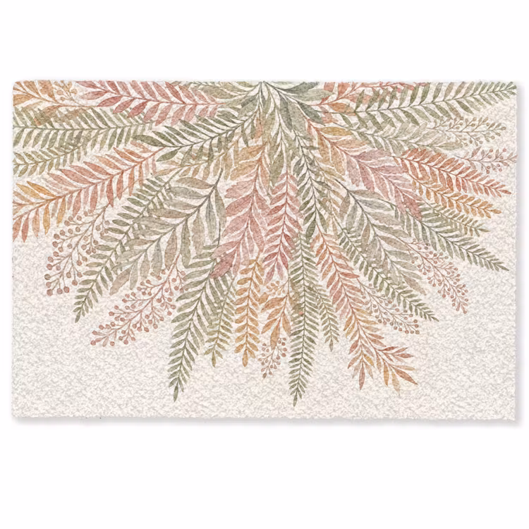 Deurmat - Botanisch - Aquarel - Kleurrijk — 1