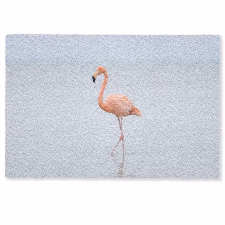 Deurmat - Flamingo - Zee - Roze — 1