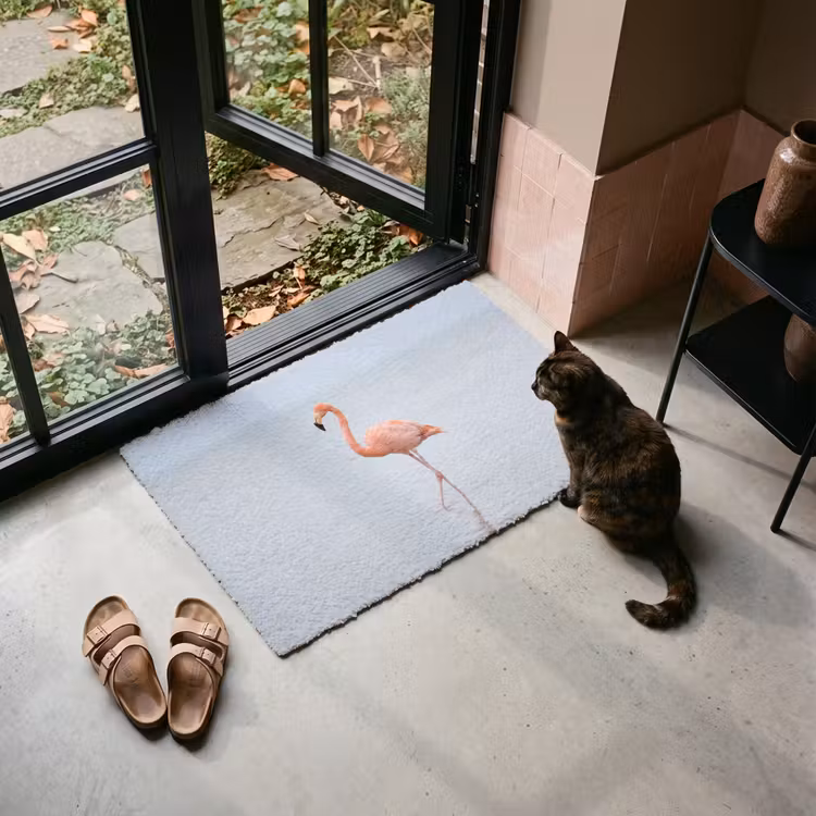 Deurmat - Flamingo - Zee - Roze — 2