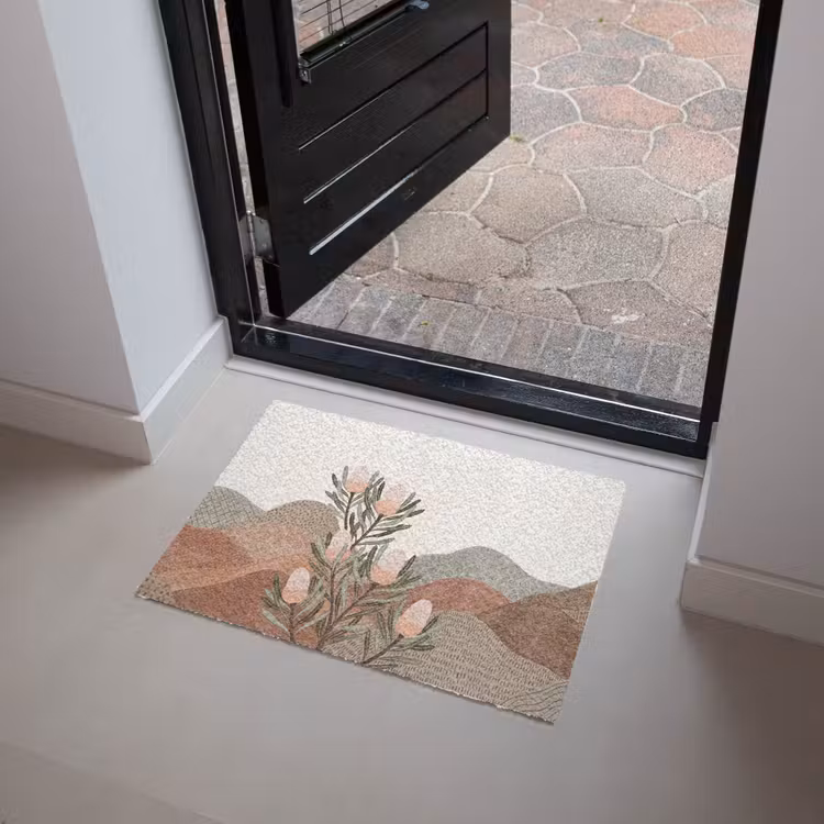 Deurmat - Modern - Heuvels - Terracotta — 4