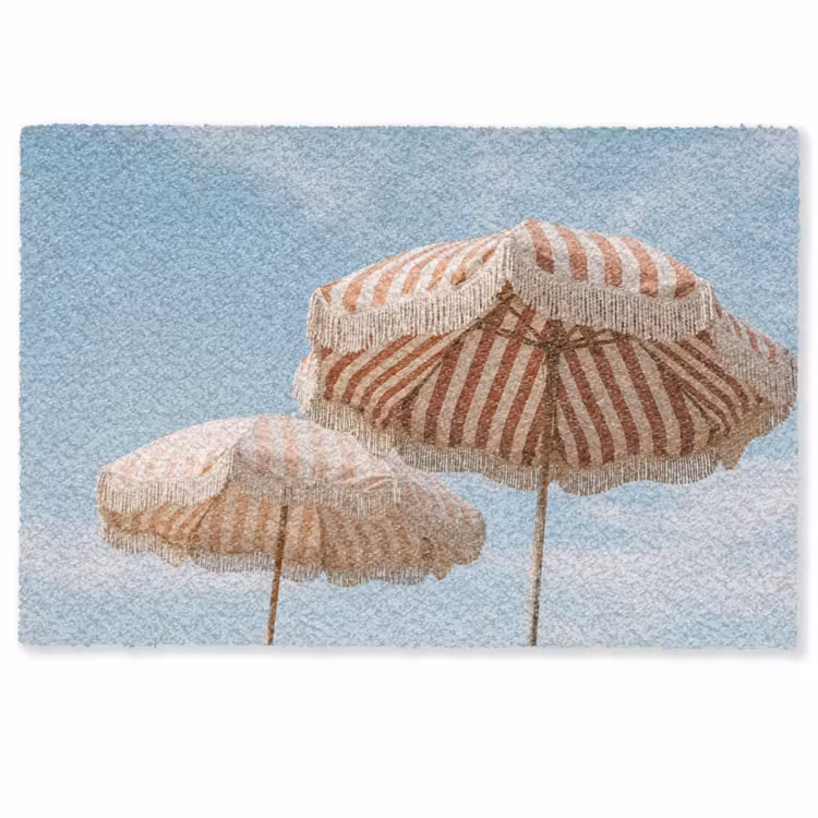 Deurmat - Parasol - Lucht - Rood — 1