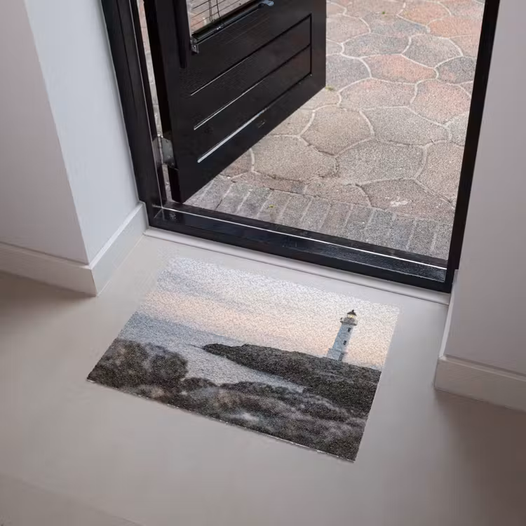 Deurmat - Rotsen - Vuurtoren - Wit — 4
