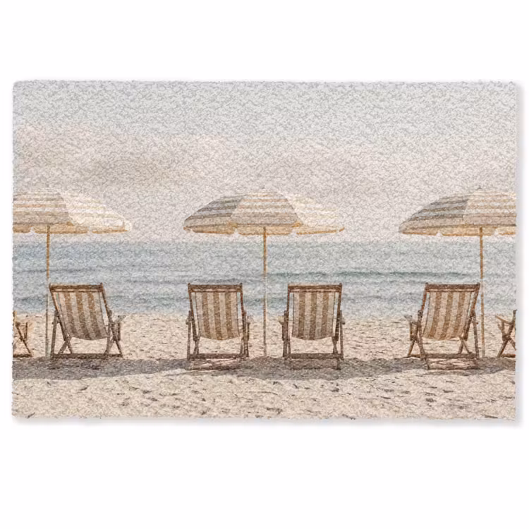 Deurmat - Strand - Stoelen - Parasol — 1