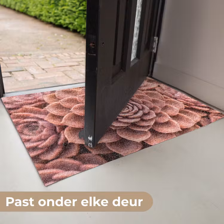 Deurmat - Vetplant - Organisch - Roze — 7