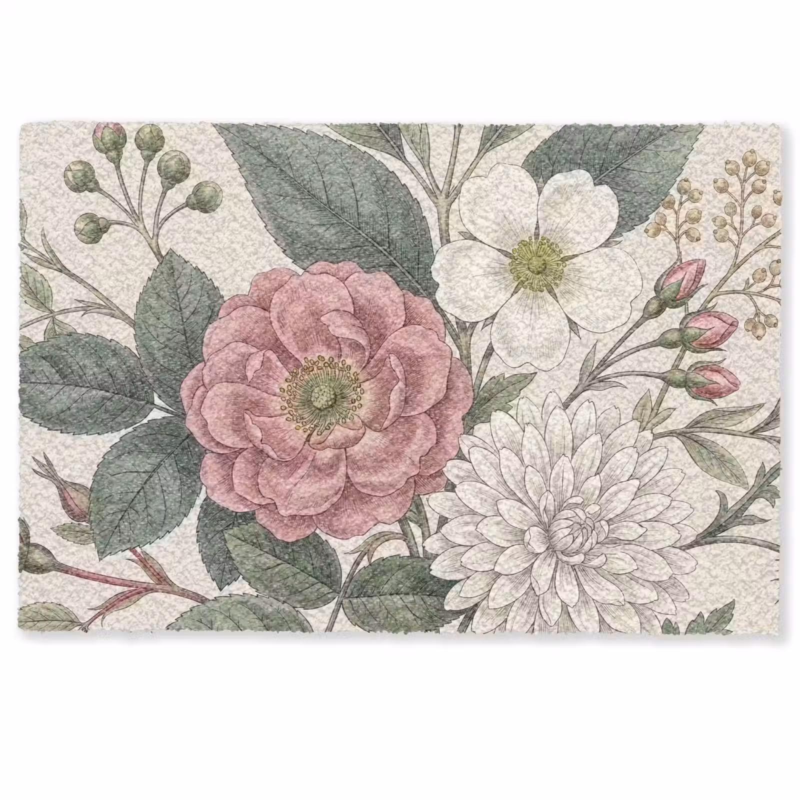 Deurmat - Romantisch - Design - Kleurrijk — 1