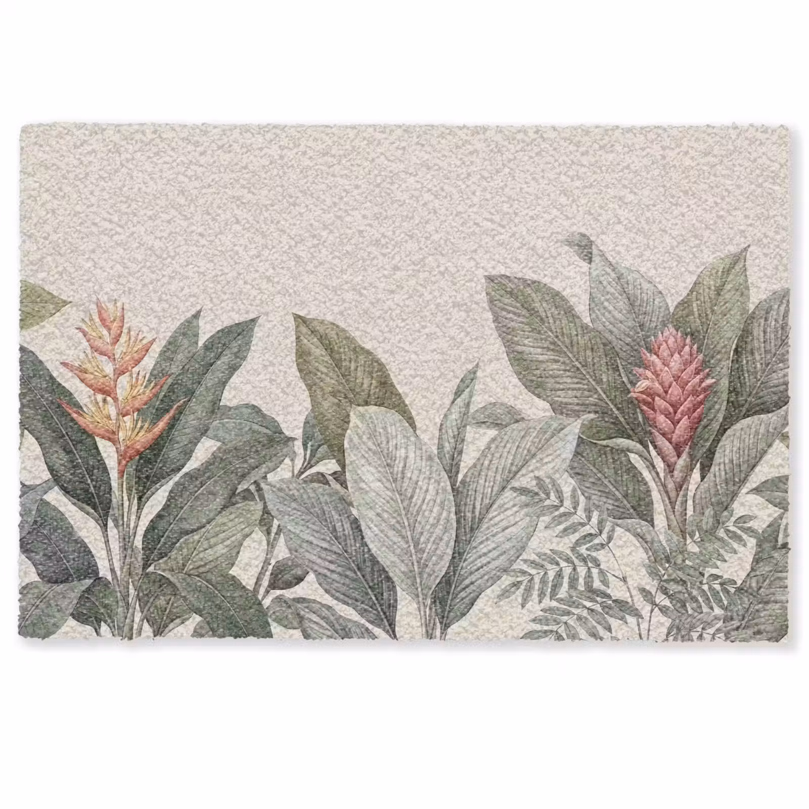 Deurmat - Tropisch - Planten - Modern - Groen — 1