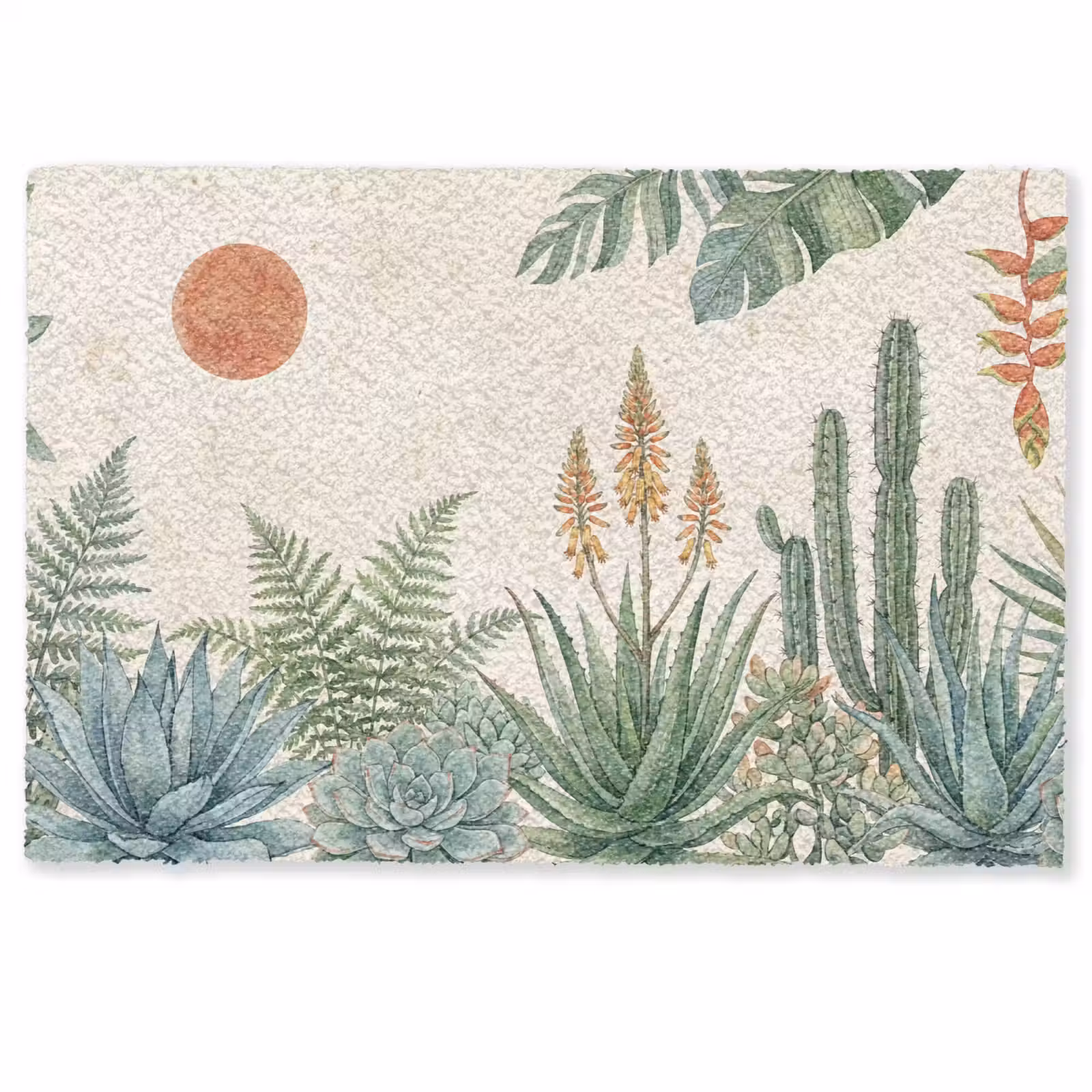Deurmat - Woestijn - Planten - Groen — 1