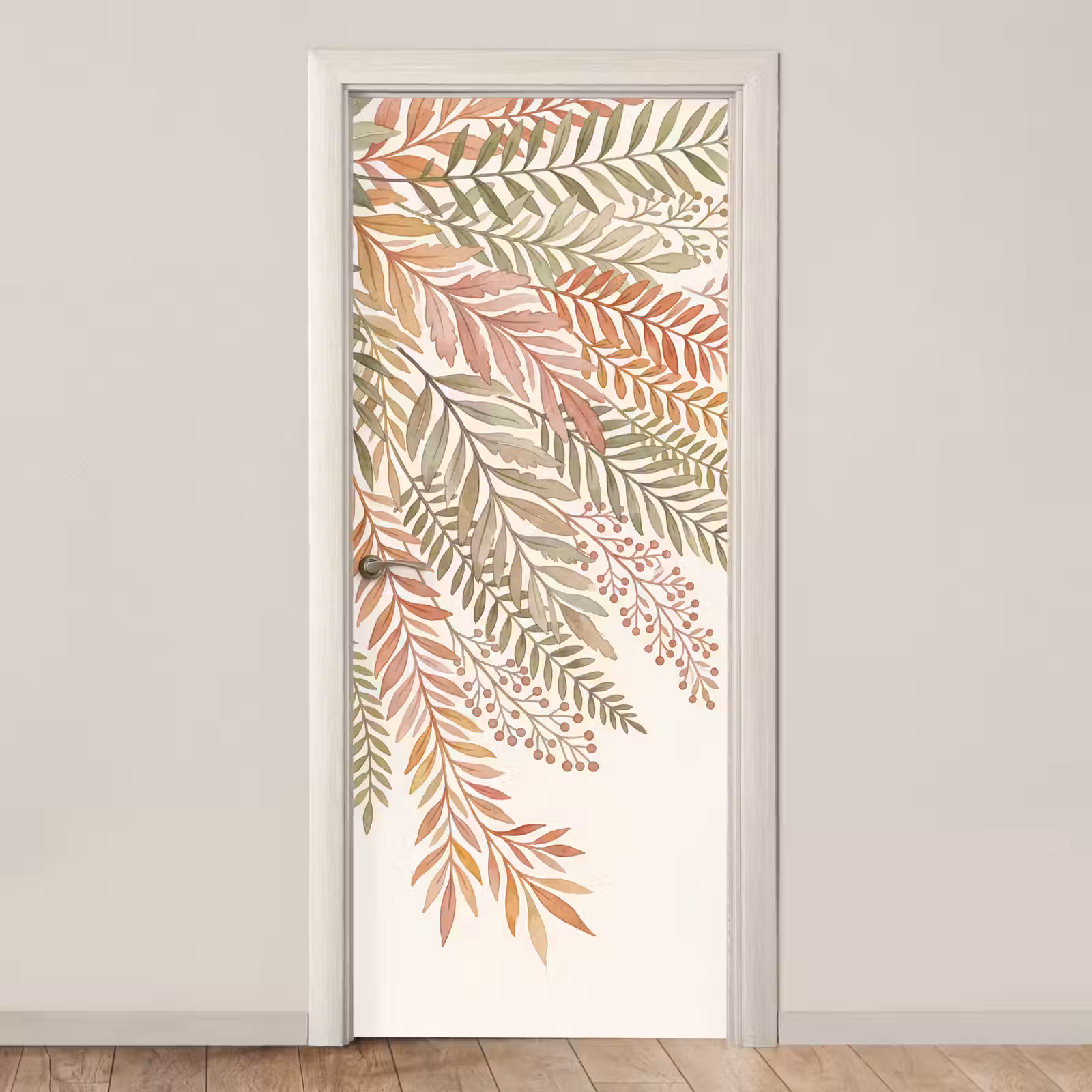 Deursticker - Botanisch - Aquarel - Kleurrijk — 1