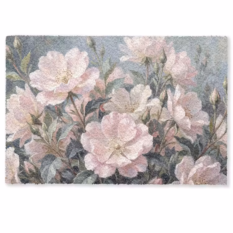 Deurmat - Rozen - Illustratie - Roze — 1