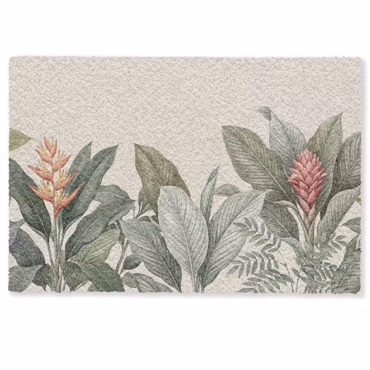 Deurmat - Tropisch - Planten - Modern - Groen — 1